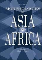 Morphologies of Asia and Africa 1
