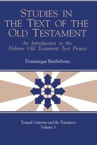 bokomslag Studies in the Text of the Old Testament