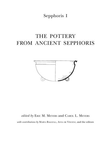 Eric M. Meyers, Carol L. Meyers - Sepphoris I, Inbunden