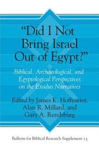 bokomslag Did I Not Bring Israel Out of Egypt?