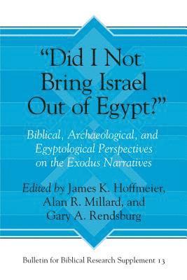 bokomslag "Did I Not Bring Israel Out of Egypt?"
