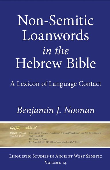 bokomslag Non-Semitic Loanwords in the Hebrew Bible