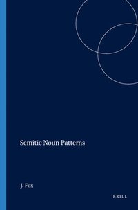 bokomslag Semitic Noun Patterns