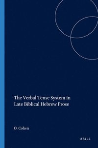 bokomslag Verbal Tense System in Late Biblical Hebrew Prose