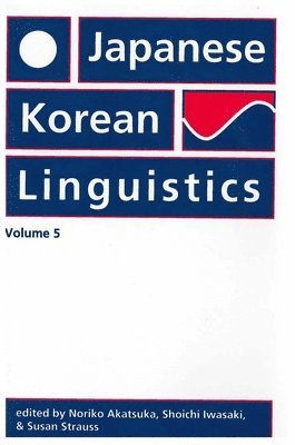 Japanese/Korean Linguistics: Volume 5 1