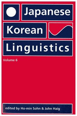 Japanese/Korean Linguistics: Volume 6 1