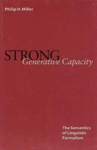 bokomslag Strong Generative Capacity