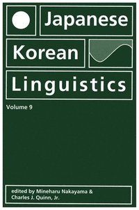 bokomslag Japanese/Korean Linguistics, Volume 9