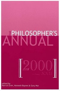 bokomslag The Philosopher's Annual, Volume 22