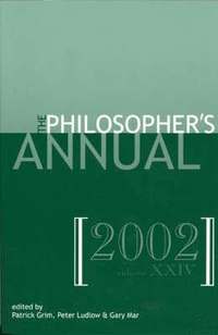 bokomslag The Philosopher's Annual, Volume 24