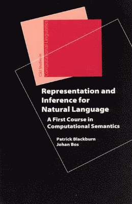 Representation and Inference for Natural Language 1