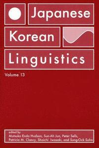 bokomslag Japanese/Korean Linguistics, Volume 13