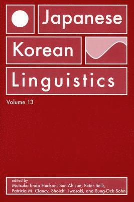 Japanese/Korean Linguistics, Volume 13 1