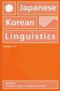 bokomslag Japanese/Korean Linguistics, Volume 14