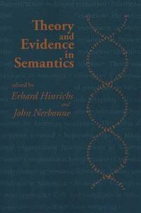 bokomslag Theory and Evidence in Semantics