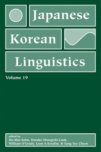 bokomslag Japanese/Korean Linguistics, Volume 19