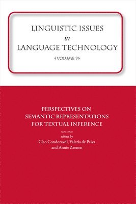 Linguistic Issues in Language Technology Vol 9 1