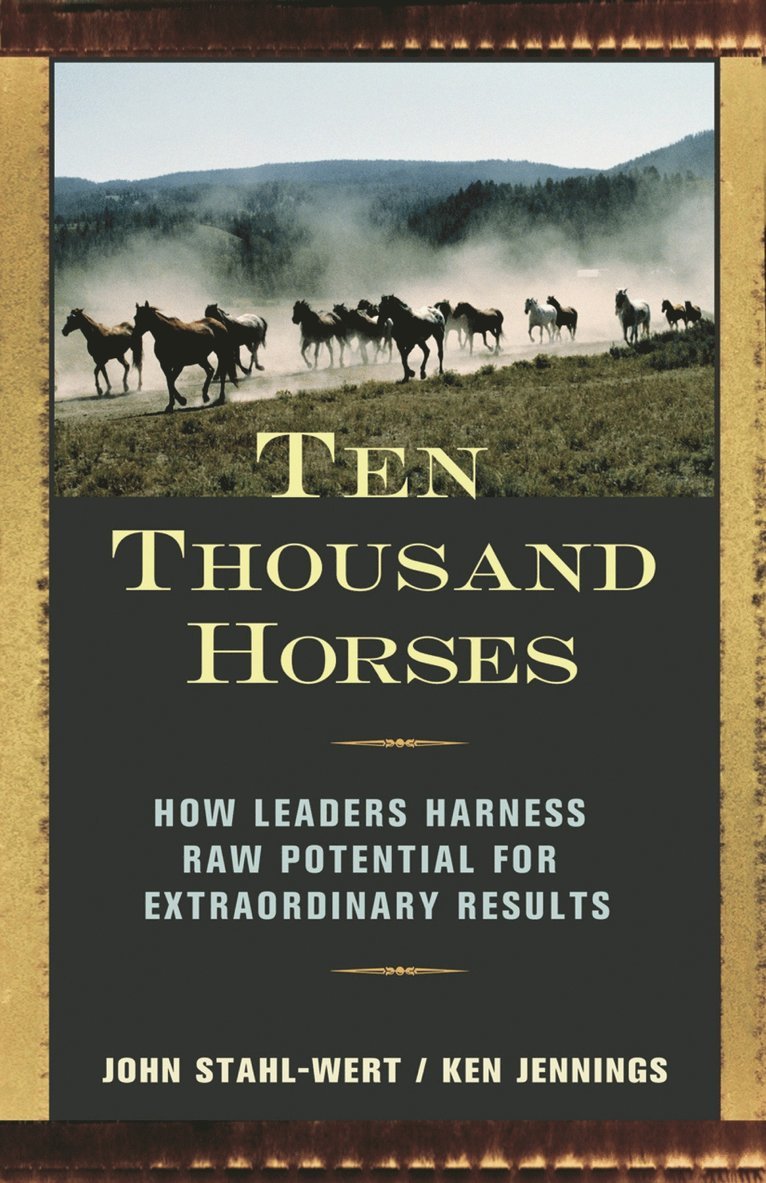 John Stahl-Wert, Ken Jennings - Ten Thousand Horses, Inbunden
