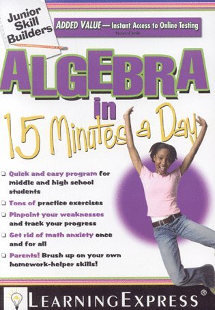 bokomslag Algebra in 15 Minutes a Day