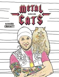 bokomslag Metal Cats Coloring Book