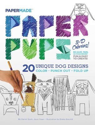 bokomslag Paper Pups Coloring Book