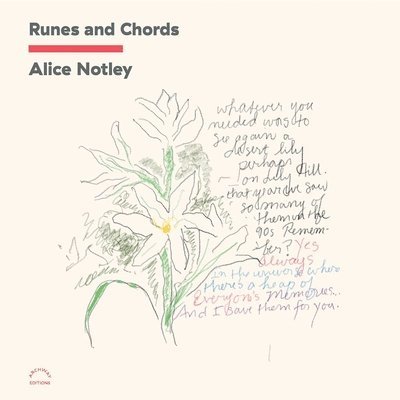 Alice Notley - Runes and Chords, Häftad