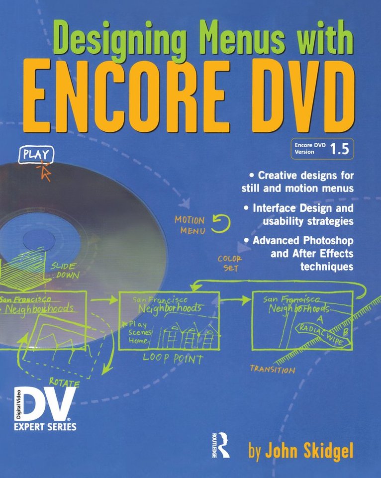 John Skidgel - Designing Menus with Encore DVD, Häftad