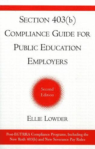 bokomslag Section 403(b) Compliance Guide for Public Education Employers