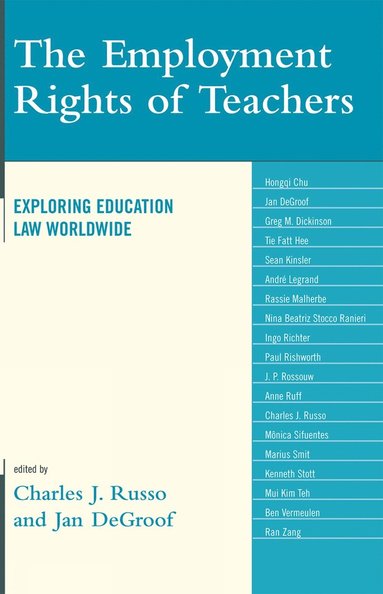 bokomslag Employment Rights of Teachers