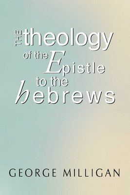 bokomslag Theology of the Epistle to the Hebrews