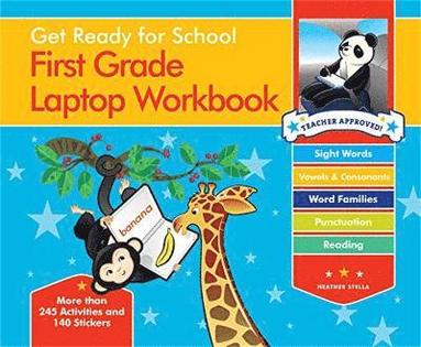 bokomslag Get Ready For School First Grade Laptop Workbook