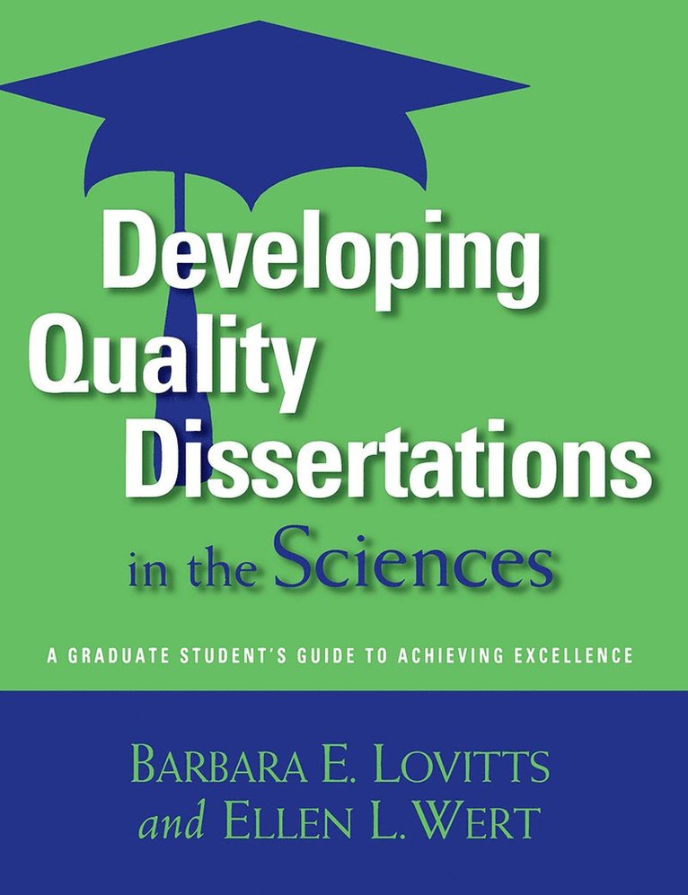 Developing Quality Dissertations in the Sciences