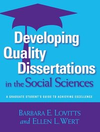 bokomslag Developing Quality Dissertations in the Social Sciences