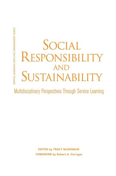 bokomslag Social Responsibility and Sustainability