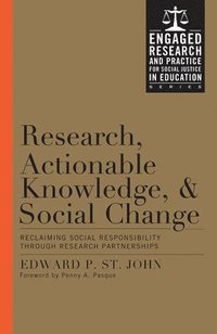 bokomslag Research, Actionable Knowledge, and Social Change