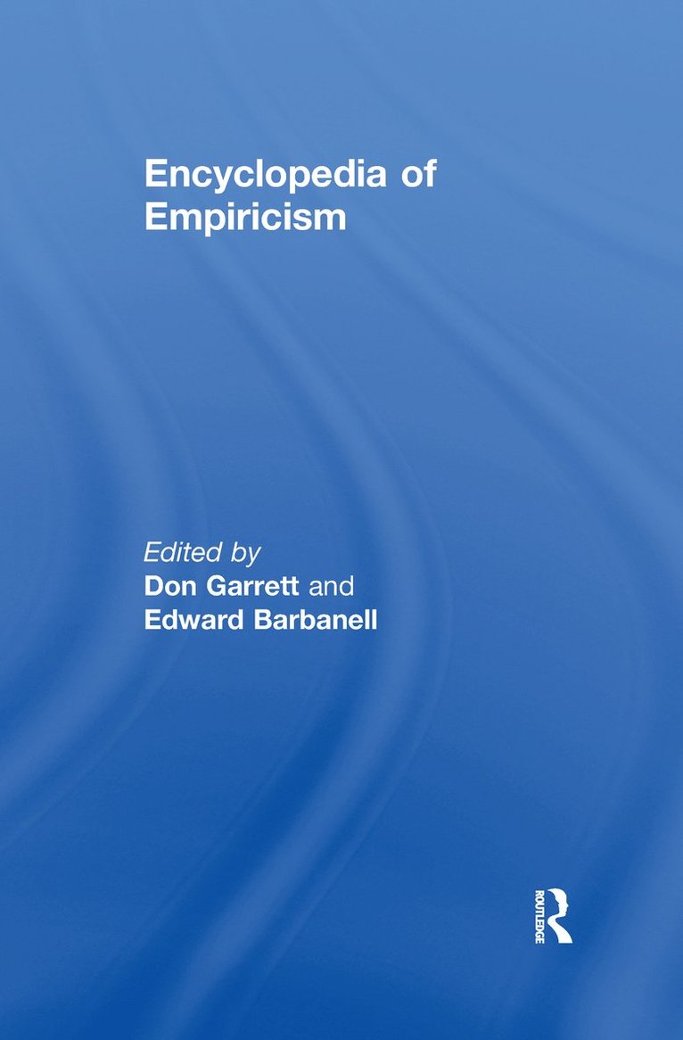 Edward Barbanell, Don Garrett - Encyclopedia of Empiricism, Inbunden