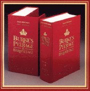 bokomslag Burke's Peerage and Baronetage