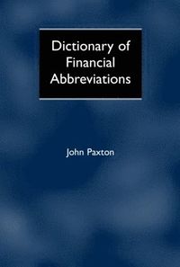 bokomslag Dictionary of Financial Abbreviations