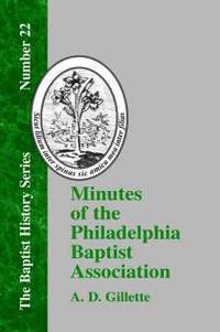 bokomslag Minutes of the Philadelphia Baptist Association
