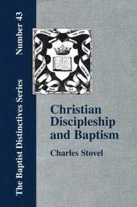 bokomslag Christian Discipleship and Baptism