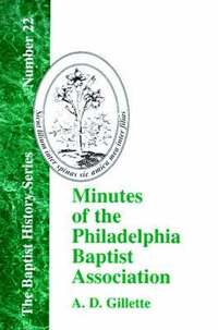 bokomslag Minutes of the Philadelphia Baptist Association