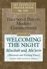 bokomslag My People's Prayer Book: v. 9 Welcoming the Night - Minchah and Ma'ariv (afternoon and Evening Prayer)