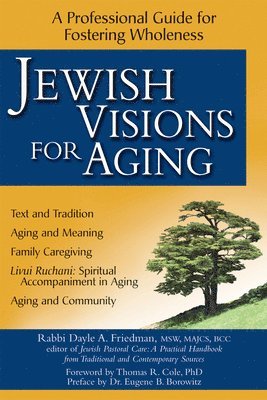 Dayle A. Friedman, Dayle A Friedman - Jewish Visions for Aging: A Professional Guide for Fostering Wholeness, Inbunden