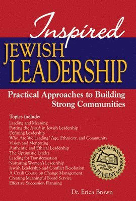 Erica Brown - Inspired Jewish Leadership, Inbunden