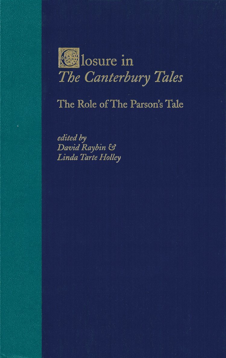 Closure in the Canterbury Tales 1