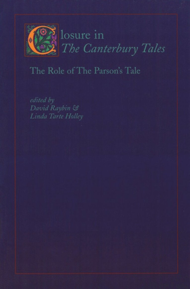 Closure in the Canterbury Tales
