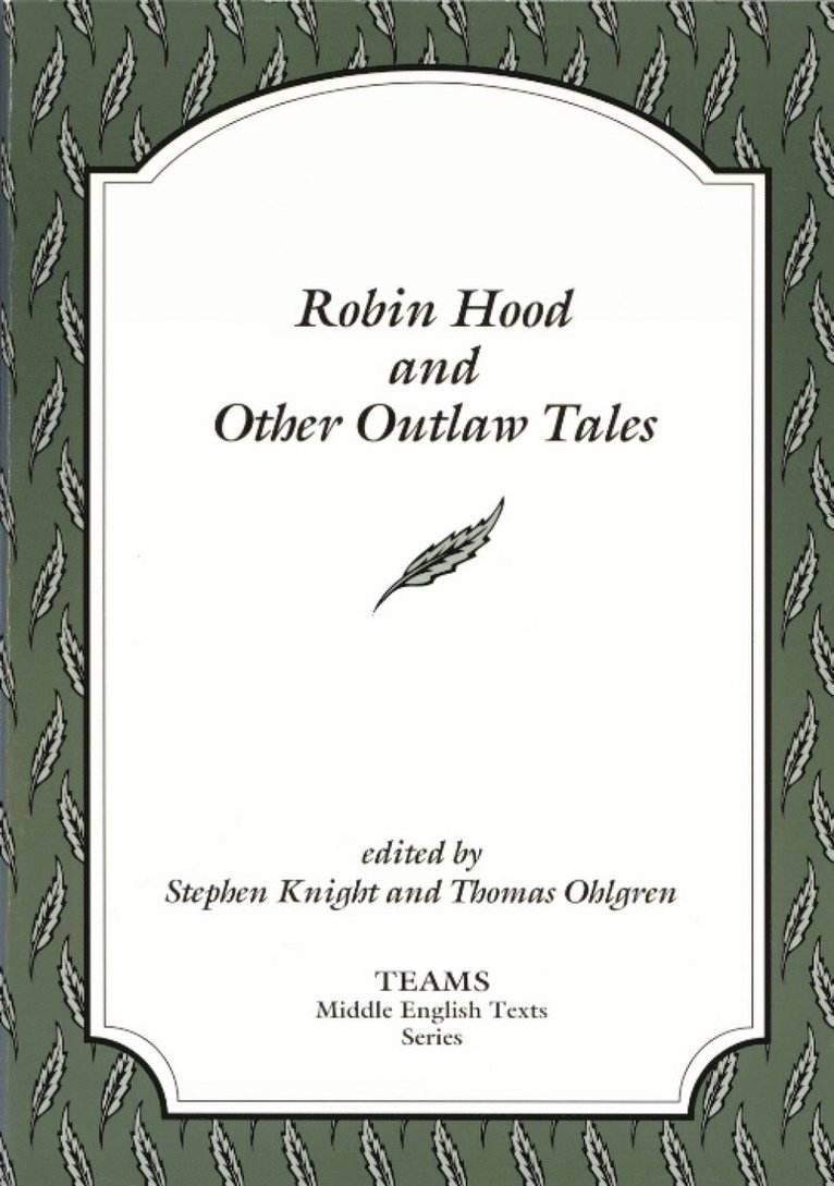Stephen Knight, Thomas Ohlgren - Robin Hood and Other Outlaw Tales, Häftad