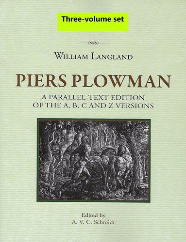 William Langland, A V C Schmidt - Piers Plowman, Three-book set: Vol I (text), Vol II Part 1 (textual notes) and Vol II Part 2 (commentary and glossary), Häftad