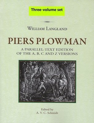 bokomslag Piers Plowman, Three-book set: Vol I (text), Vol II Part 1 (textual notes) and Vol II Part 2 (commentary and glossary)