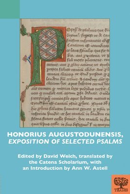 bokomslag Honorius Augustodunensis, "Exposition of Selected Psalms"